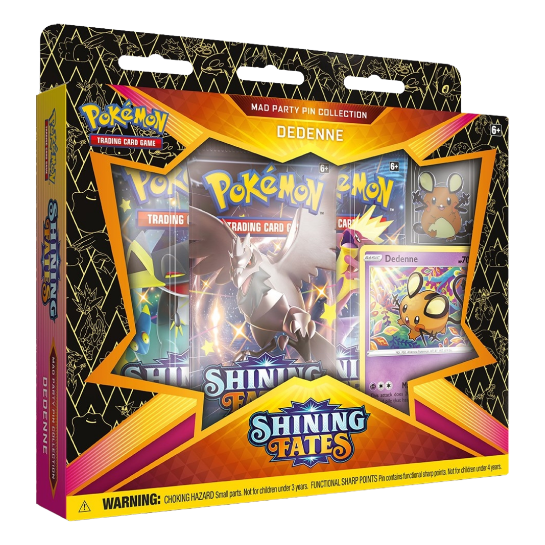 Shining Fates Mad Party Pin Collection [Dedenne]