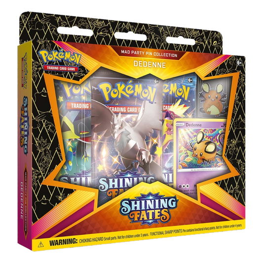 Shining Fates Mad Party Pin Collection [Dedenne]