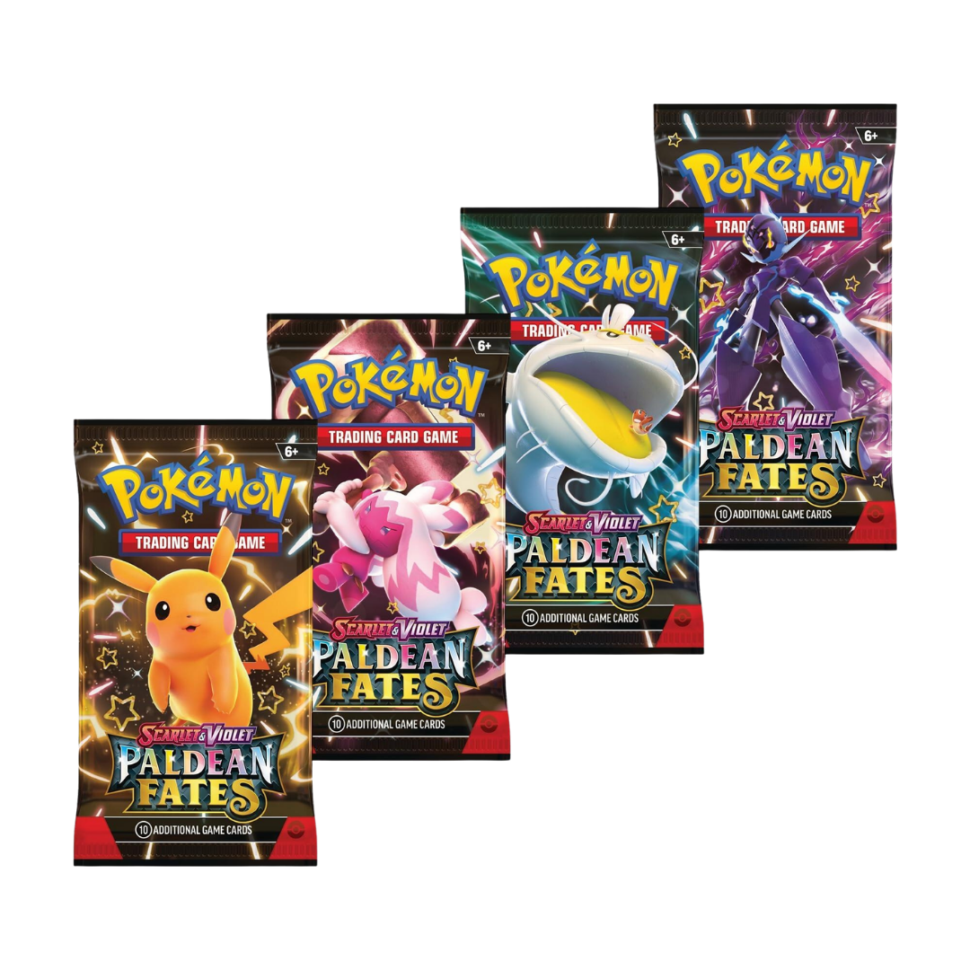 Paldean Fates Booster Pack Art Bundle [Set of 4]