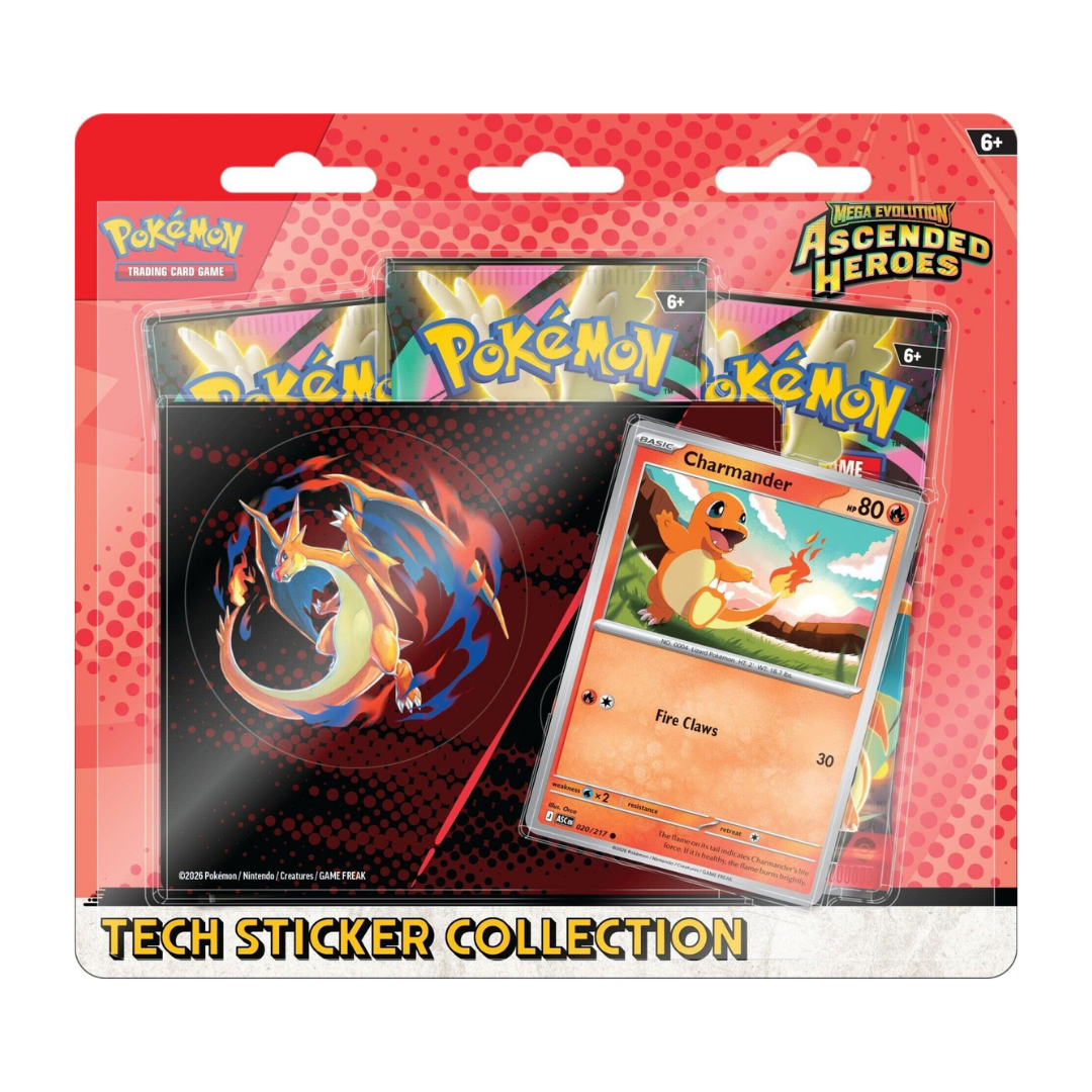 Mega Evolution: Ascended Heroes Tech Sticker Collection - Charmander
