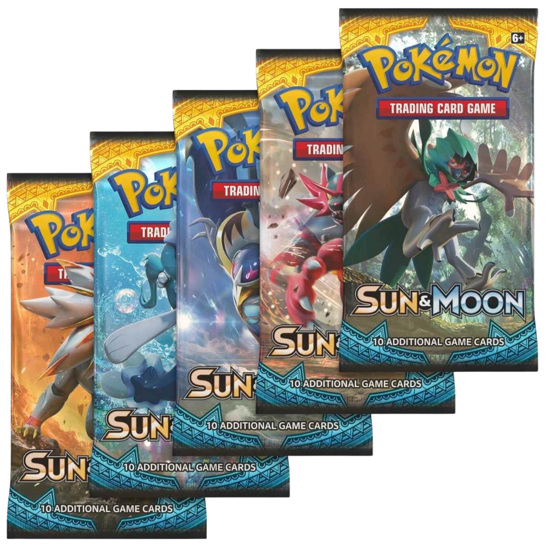 Sun & Moon Booster Pack Art Bundle [Set of 5]