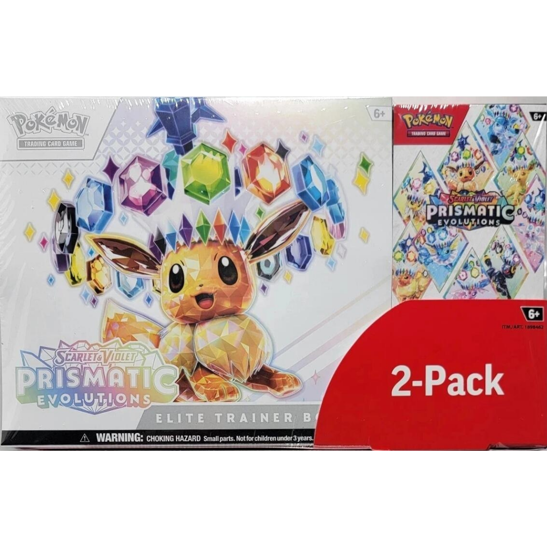 Costco Pokemon Prismatic Evolutions 2-Pack Trainer Box and Booster Bundle