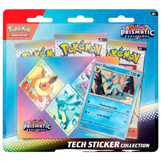 Prismatic Evolutions Tech Sticker Collection [Glaceon]