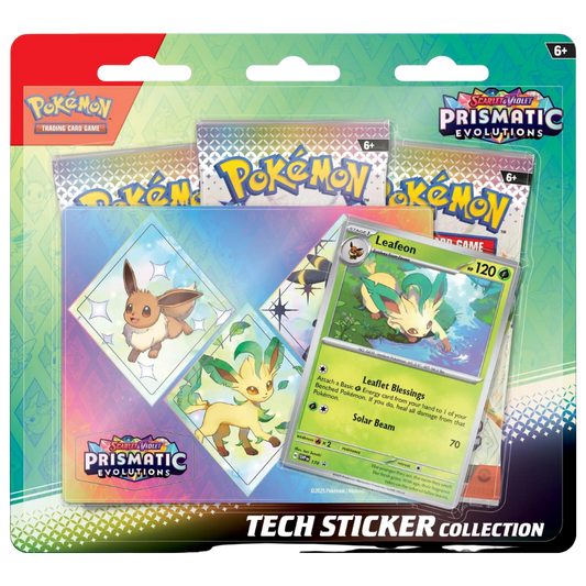 Prismatic Evolutions Tech Sticker Collection [Leafeon]