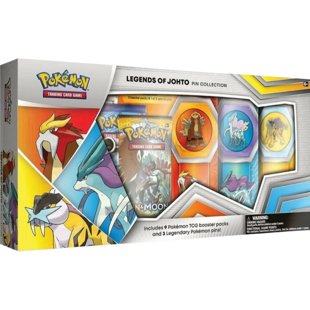 Legends of Johto Pin Collection