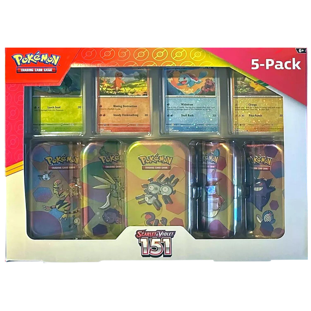Costco Pokemon Scarlet & Violet 151 Mini Tin 5-pack (Magneton)
