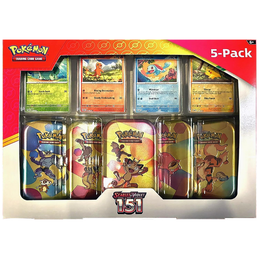 Costco Pokemon Scarlet & Violet 151 Mini Tin 5-pack (Meowth)