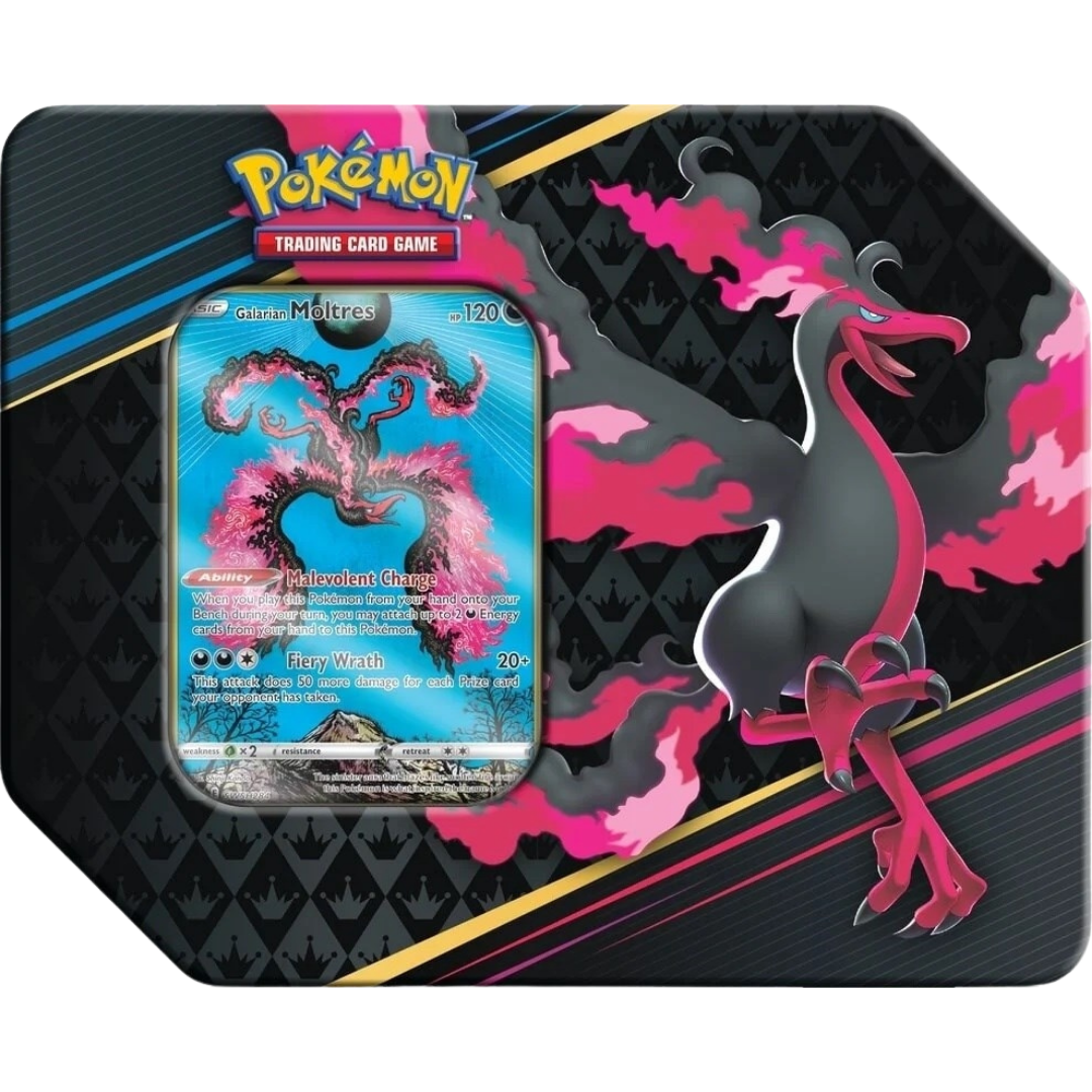 Crown Zenith Tin [Galarian Moltres]