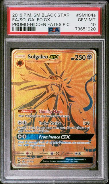 Solgaleo GX PSA 10