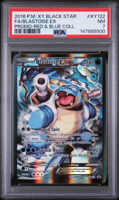 Blastoise EX PSA 7