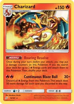 Charizard (Holo) 14/181 - NM