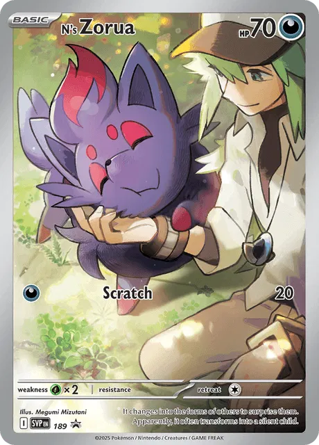 N's Zorua 189 - SEALED